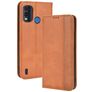 Mobigear Sensation Nokia G11 Plus Hülle Klapphülle Geldbörse - Cognac