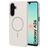 Mobiparts Slim Line Samsung Galaxy A26 MagSafe Hülle Hardcase Backcover - Off White