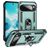Mobigear Armor Ring Google Pixel 10 Pro XL Hülle Hardcase Backcover Stoßfest mit Ringhalter - Grün
