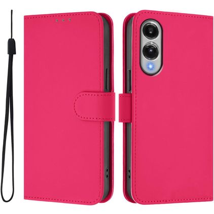 Mobigear Urban Wallet Samsung Galaxy S25 Edge Klapphülle Portemonnaie - Rot