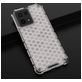 Mobigear Honeycomb OPPO Reno 7 4G Hülle Hardcase Backcover Stoßfest - Weiß