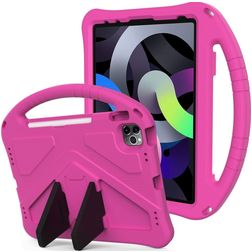 Mobigear AeroArmor iPad 10 (2022) Tablet Hülle für Kinder mit Tragegriff + Stifthalter - Pink