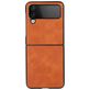 Mobigear Excellent Samsung Galaxy Z Flip 4 Hülle Hardcase Backcover - Cognac
