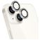 Mobiparts iPhone 14 Panzerglas Kameralinsenschutz - Hüllenfreundlich - Silber