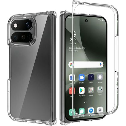 Mobigear Crystal Durchsichtig Google Pixel 11 Pro Fold Hülle Hardcase Backcover - Transparent