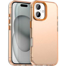 Mobigear Crystal iPhone 17 Hülle Hardcase Backcover - Orange