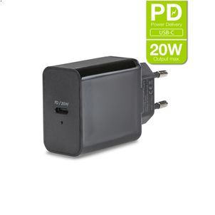 Mobilize Single USB-C Ladegerät Power Delivery 20W - Schwarz