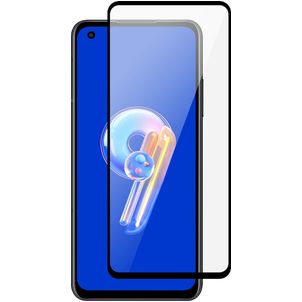 Mobigear Premium ASUS Zenfone 9 Panzerglas Gehärtetes Glas Displayschutz - Hüllenfreundlich - Schwarz