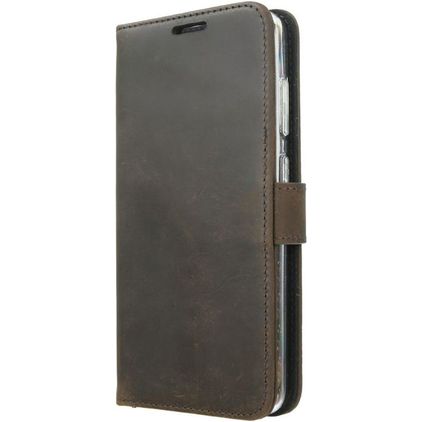 Valenta Classic Samsung Galaxy S20 Hülle Echtes Leder Klapphülle Geldbörse - Braun