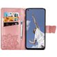 Mobigear Wallet Book Case Butterfly Rose Gold for Oppo A52 / A72