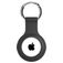 Xccess Keychain Apple AirTag Hülle Flexibles Silikon Schlüsselanhänger - Schwarz