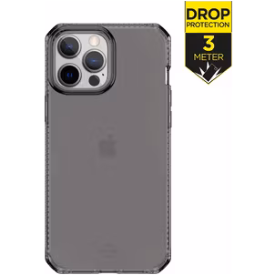 ITSkins SpectrumClear iPhone 13 Pro Hülle Flexibles TPU Backcover Stoßfest - Smoke