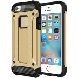 Mobigear Outdoor iPhone 5 Hülle Hardcase Backcover Stoßfest - Gold