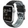 Mobigear Aero Armor Silikon Apple Watch Armband Dornschließe - 42/41/40/38 mm - Schwarz / Grau