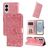 Mobigear Sunflower Samsung Galaxy S25 Edge Hülle Klapphülle Geldbörse - Roségold