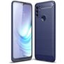 Mobigear Brushed Motorola Moto G50 Hülle Flexibles TPU Backcover - Blau