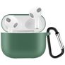 Mobigear Classic Apple AirPods 3 Hülle Flexibles Silikon - Grün