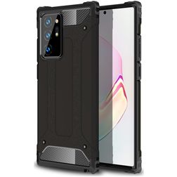 Mobigear Outdoor Samsung Galaxy Note 20 Ultra Hülle Hardcase Backcover Stoßfest - Schwarz