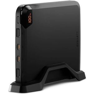 Cygnett VertPWR 4 USB Powerbank 25.000 mAh Power Delivery 100W - Schwarz