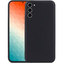 Mobigear Colors Samsung Galaxy S24 Hülle Flexibles TPU Backcover - Schwarz