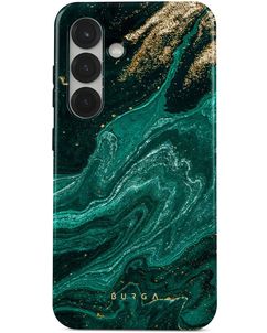 Burga Tough Samsung Galaxy S25 Hülle Hardcase Backcover Stoßfest - Emerald Pool