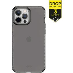 ITSkins SpectrumClear iPhone 13 Pro Hülle Flexibles TPU Backcover Stoßfest - Smoke