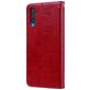 Mobigear Wallet Samsung Galaxy A50 Hülle Klapphülle Geldbörse - Rot