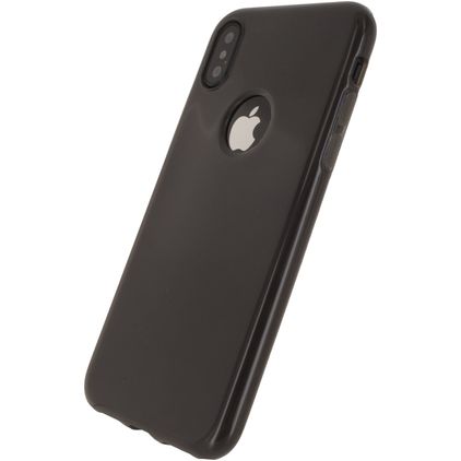 Mobilize Gelly iPhone XS Hülle Flexibles TPU Backcover - Smokey Grey