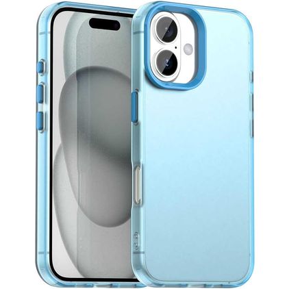 Mobigear Crystal iPhone 18 Hülle Hardcase Backcover - Blau
