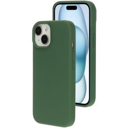 Mobiparts iPhone 15 Silikon Hülle Backcover - Forest Green