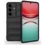 Mobigear Bumpy Samsung Galaxy S26 Hülle Flexibles TPU Backcover - Schwarz