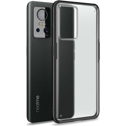 Mobigear Shockproof Realme GT Neo 3 Hülle Hardcase Backcover Stoßfest - Schwarz