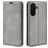 Mobigear Retro Slim Samsung Galaxy A27 Hülle Klapphülle Geldbörse - Grau