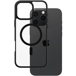 CARE by PanzerGlass Flagship iPhone 16 Pro Max MagSafe Hülle Hardcase Backcover - Transparent / Schwarz