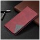 Mobigear Rhombus Slim Samsung Galaxy A13 5G Hülle Klapphülle - Rot