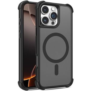Mobigear Armor Shield iPhone 16 Pro Max MagSafe Hülle Hardcase Backcover - Schwarz