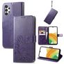 Mobigear Clover Samsung Galaxy A13 4G Klapphülle Portemonnaie - Lila