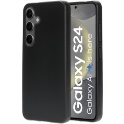 Mobiparts Classic Samsung Galaxy S24 Hülle Flexibles TPU Backcover - Matt Black