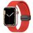 Mobigear Sport Mag Silikon Apple Watch Armband Magnetverschluss - 42/41/40/38 mm - Rot