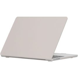 Mobigear Cream Matte MacBook Air 13 Zoll (2022-2026) Hardcase Hülle MacBook Case - Grau - Model A2681 / A3113 / A3240 / A3449