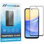 Mobigear Premium Samsung Galaxy A15 Panzerglas Gehärtetes Glas Displayschutz - Hüllenfreundlich - Schwarz