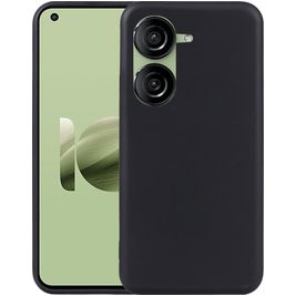 Mobigear Colors ASUS Zenfone 10 Hülle Flexibles TPU Backcover - Schwarz