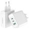 Mobilize Wall Charger Triple USB / USB-C Ladegerät Power Delivery 100W - Weiß