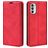 Mobigear Retro Slim Motorola Moto G52 Hülle Klapphülle Geldbörse - Rot