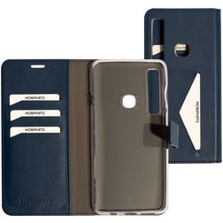 Mobiparts Classic Wallet Samsung Galaxy A9 (2018) Klapphülle Portemonnaie - Blau