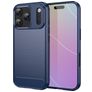 Mobigear Brushed Slim iPhone 18 Pro Hülle Flexibles TPU Backcover - Blau