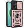 Mobigear Armor Ring Cam Slide Xiaomi Redmi 10 5G Hülle Hardcase Backcover Stoßfest mit Ringhalter und Kamera Slider - Roségold