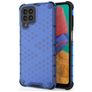 Mobigear Honeycomb Samsung Galaxy M33 Hülle Hardcase Backcover Stoßfest - Blau