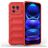 Mobigear Bumpy Xiaomi 13 Hülle Flexibles TPU Backcover - Rot