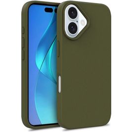 Mobigear Bio iPhone 16 Plus Hülle Umweltfreundliches Backcover - Grün